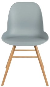 Világosszürke étkezőszék szett 2 db-os Albert – Zuiver