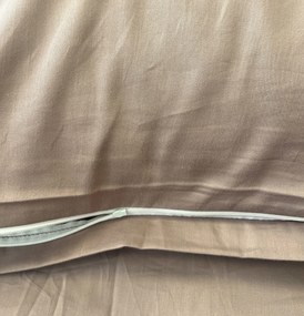 Ágyneműhuzat pamut szatén exclusive Modern barna 200x140cm+90x70cm TiaHome