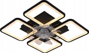 Modern Mennyezeti Lámpa Ventillátor Led Plafon Csillár Távirányító Ventillátor