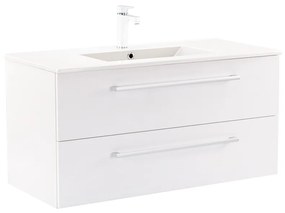 Vario Clam 100 alsó szekrény mosdóval fehér-fehér