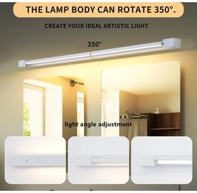 Brilagi-LED Fürdőszobai tükörvilágítás AQUA LINE LED/36W/230V 120 cm IP44 fehér