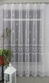 Mg Függöny 35425 Fehér 350x250cm Bt szegélyezett lengyel