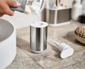 Ezüstszínű rozsdamentes acél szappanadagoló 300 ml Duo Steel – Joseph Joseph