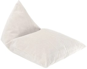 Krémszínű kordbársony gyerek babzsákfotel Big Lounger – Wigiwama