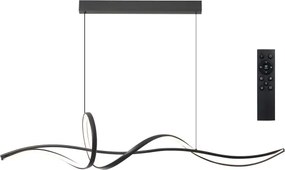 Brilagi - Dimmelhető LED függeszték kábellel SIGNATURE LED/55W/230V 120x23 cm fekete + távirányító