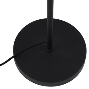 Retro állólámpa fekete zöld üveggel - Bizle