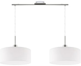 Eglo - LED TUNJA függeszték 2xE27/60W/230V fehér