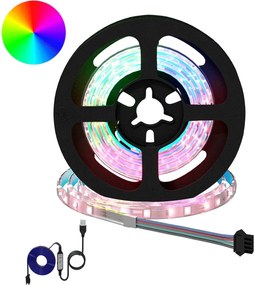 vidaXL LED szalag 12 pcs Fekete és Átlátszó 750 mm Réz és műanyag