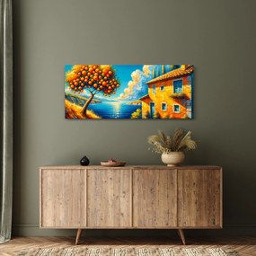 Kép - Ház narancsokkal II. (120x50 cm)