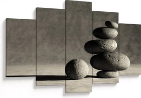 Kép - Szürke kövek (150x105 cm)