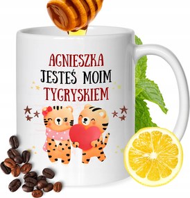 Bögre Ágnes Barátnőnek Ajándék Nyomtatott Fehér 330ml