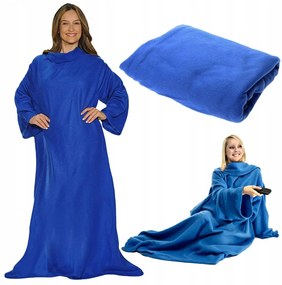 Hosszú TV nézős takaró ujjakkal - blue