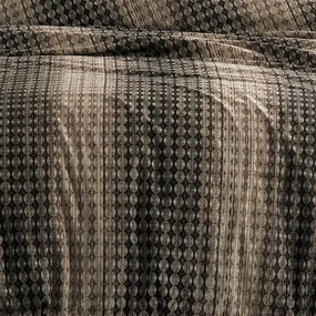 Bedtex Pamut ágynemét Oberon barna, 140 x 200 cm, 70 x 90 cm