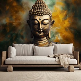 Gario Fotótapéta Bronz Buddha szobor Anyag: Vlies, Méret: 300 x 210 cm