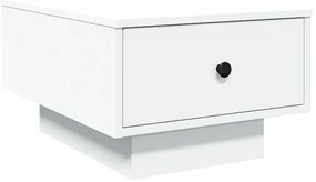 Fehér szerelt fa dohányzóasztal 60 x 45 x 31 cm