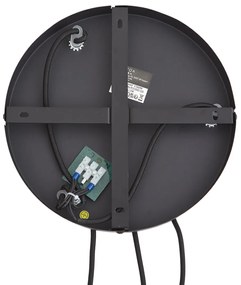 Design függőlámpa fekete füstüveggel, 3-lámpás - Ana