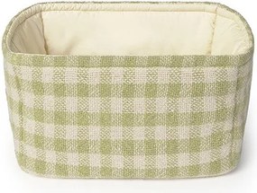 Világoszöld textil játéktároló kosár 30x20x20 cm Swan Matcha – Lorena Canals
