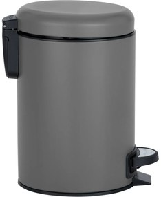 Wenko Leman pedálos szemetes 3 l, szürke, 3 l