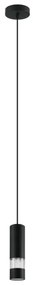 Eglo 39705 - LED Csillár zsinóron BERNABETA 1xGU10/4,6W/230V fekete