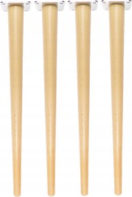 Bükk asztali lábak 74cm nyers, egyenes, rögzítővel asztal, íróasztal, Diy