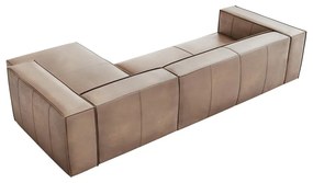 Világosbarna bőr sarokkanapé (jobb oldali) Madame – Windsor &amp; Co Sofas