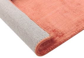 Narancssárga rövid szálú szőnyeg 160 x 230 cm GESI II  Beliani