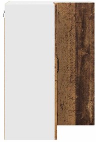 Fali konyhaszekrény polcokkal Öreg fa 57 x 57 x 80 cm Faanyag