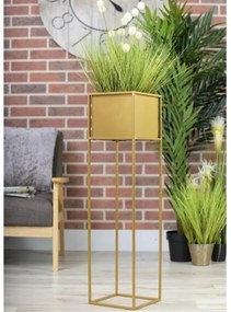 Virágállvány 90x24 cm arany színben