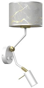 Milagro Fali lámpa SENSO 1xE27/40W/230V + 1xGU10/MR11/7W fehér MI1423
