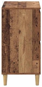 Oldalszekrények 3 pcs Öreg fa 60 x 35 x 70 cm Faanyag