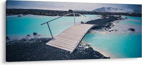 Egy fahíd képe (120x50 cm)