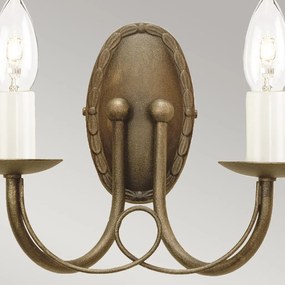 Elstead Lighting MINSTER MN2-BLK-GOLD Fali lámpa 2x60W/E14