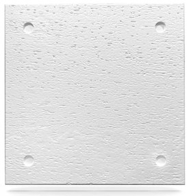 Dekoratív 3D polisztirol falpanel Fehér Beton 60x60 cm