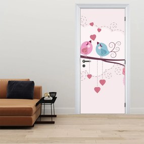 Fotótapéta ajtóra - A szerelem ideje (95x205cm)