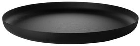 Design tál, fekete textúrával, átm. 35 cm - Alessi