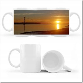 Fényképes bögre Függő híd naplementekor