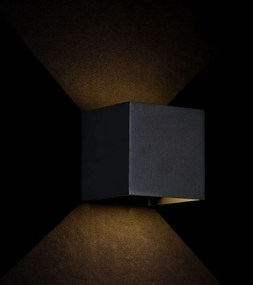 MAYTONI O572WL-L6B FULTON Modern Kültéri Fali Lámpa Fekete LED IP54
