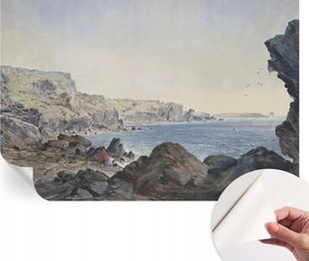 Öntapadós fali fotótapéta Hálószobába Csendes tengerpart 104x70 cm