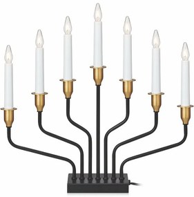 Fekete karácsonyi fénydekoráció Brosa – Markslöjd