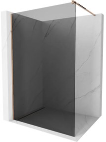 Mexen Kioto zuhanyparavĂĄn 110x200 cm 8 mm, rĂłzsaszĂn arany profil, szĂŒrke ĂŒveg, 800-110-101-60-40