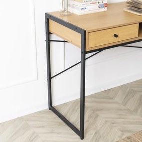 Asztal REX 2 180-240 cm Biały márvány/Dąb P3