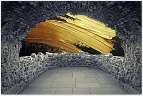 Poszterek 60x40 Arany csillogás ecsettel