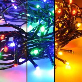 Brilagi - LED kültéri fényfüzér 300 db LED/8 üzemmód 35 m IP44 többszínű