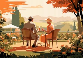 Poszter 100x70cm Retro Randi