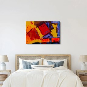 Absztrakciós kép (90x60 cm)
