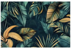 Tapéta pálma- és banánlevelek