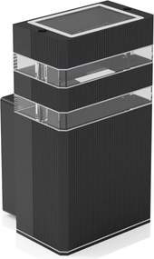 EKO LIGHT EKO0733 VINI Modern Kültéri Fali Lámpa Fekete GU10 IP44