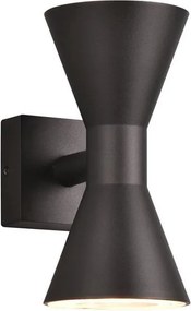TRIO 212560232 ARDAS Modern Kültéri Fali Lámpa Fekete GU10 IP44