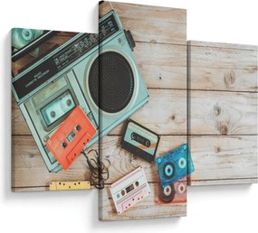 Kép - retro rádió (90x60 cm)