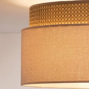 Brilagi - PADOVA felületre szerelhető csillár 1xE27/60W/230V, Ø 40 cm, bézs